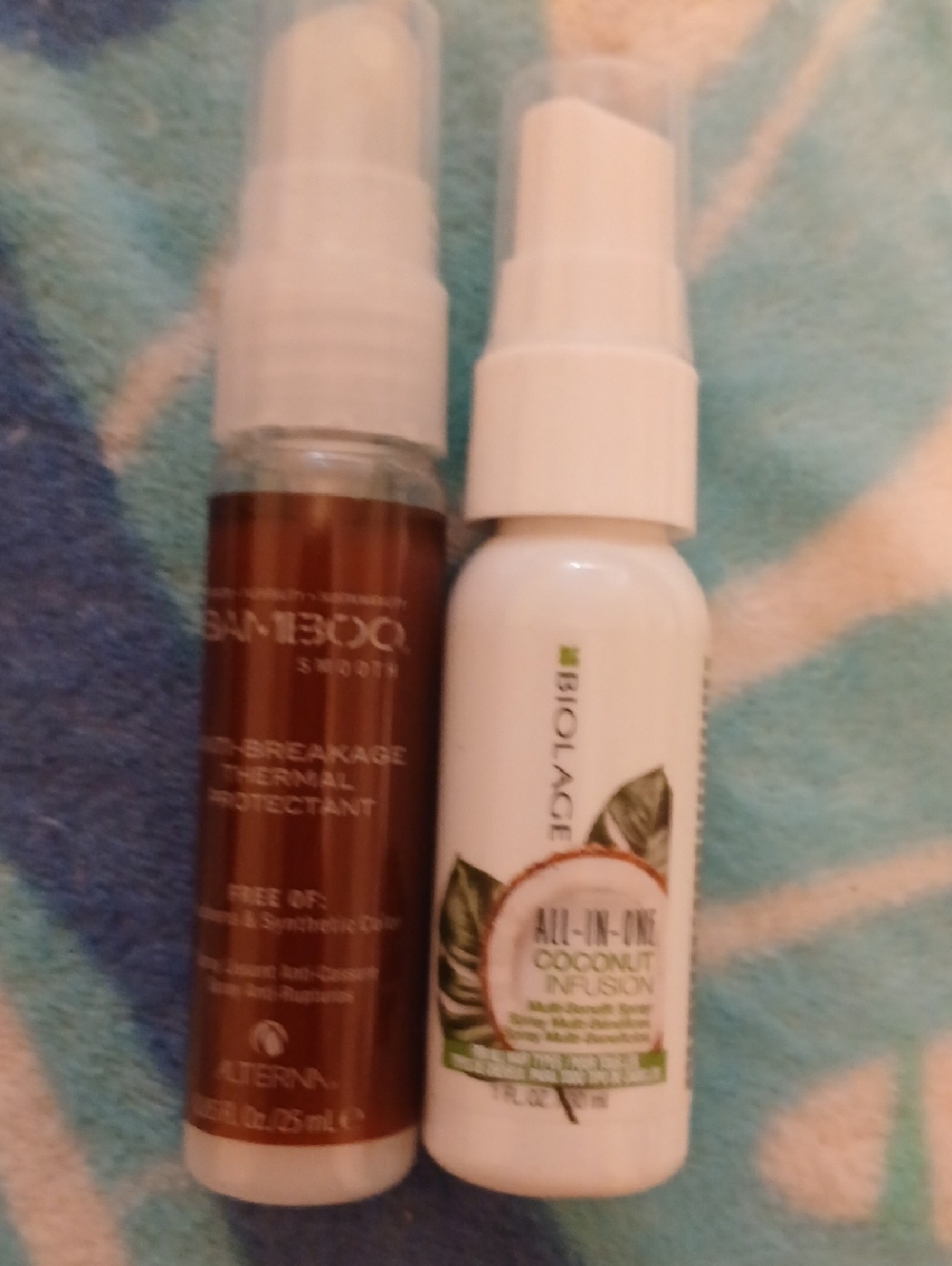 Alterna Bamboo Smooth Thermal Protectant Spray & Biolage All In One Leave In